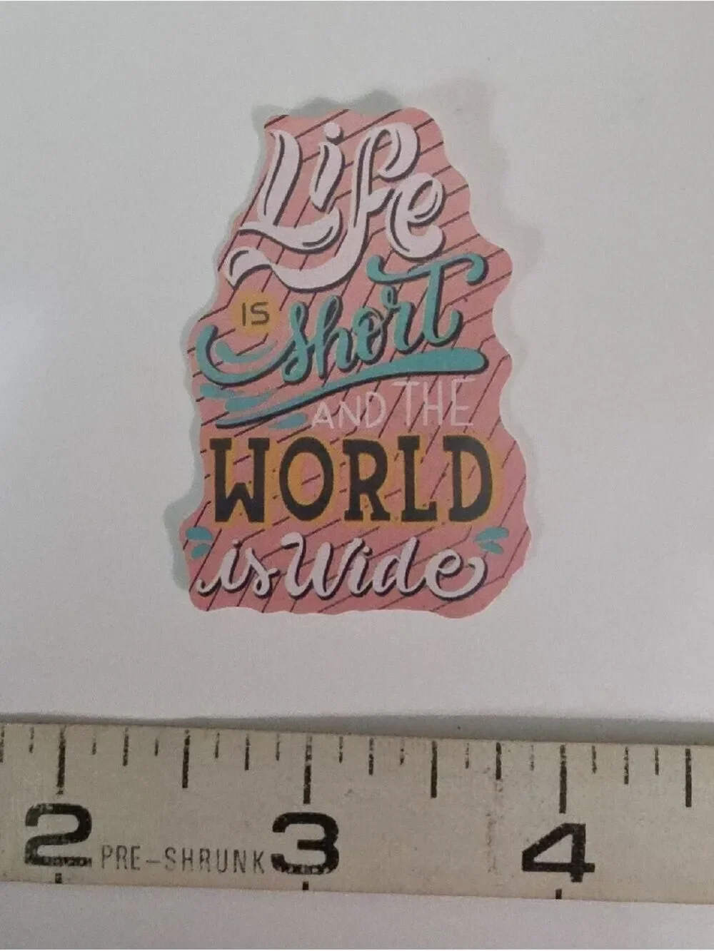 Colorful Inspirational Sticker Set - Rainbow Affirmations - Lot Of 8